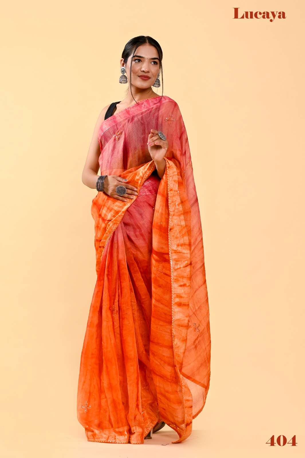Lucaya Vol 4 Multicolor Fancy Cotton Saree Wholesale catalog