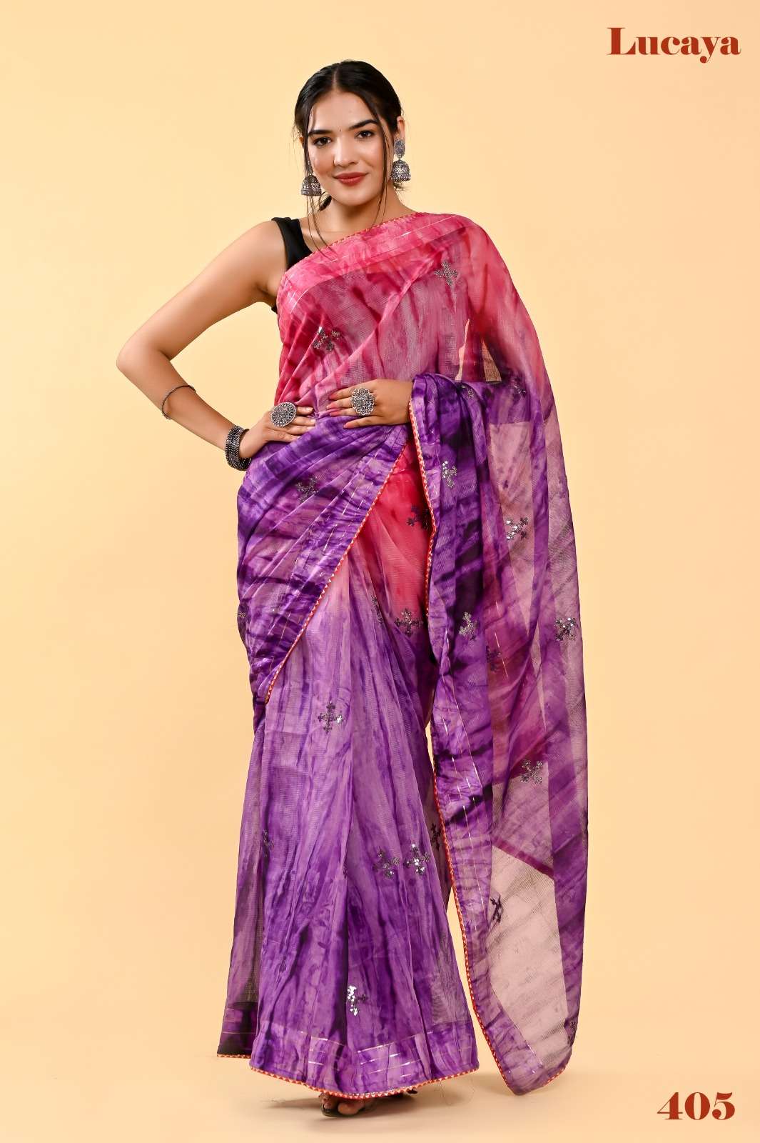 Lucaya Vol 4 Multicolor Fancy Cotton Saree Wholesale catalog