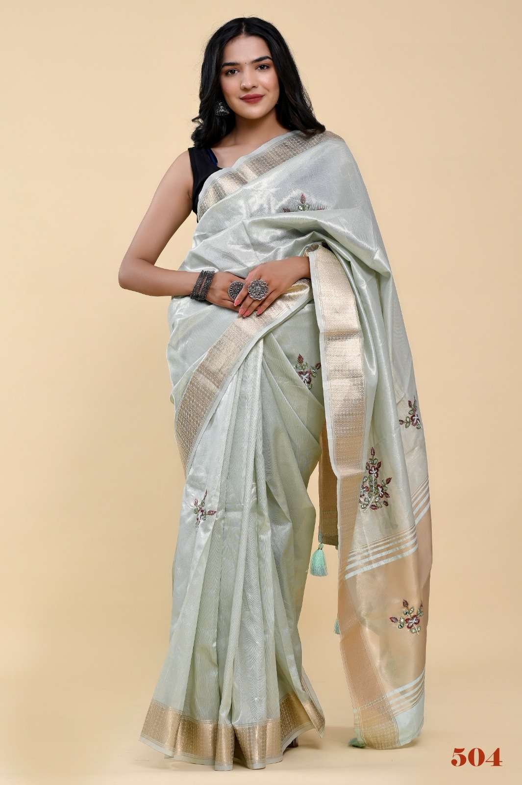Lucaya Vol 5 Fancy Woven Cotton Saree Wholesale catalog