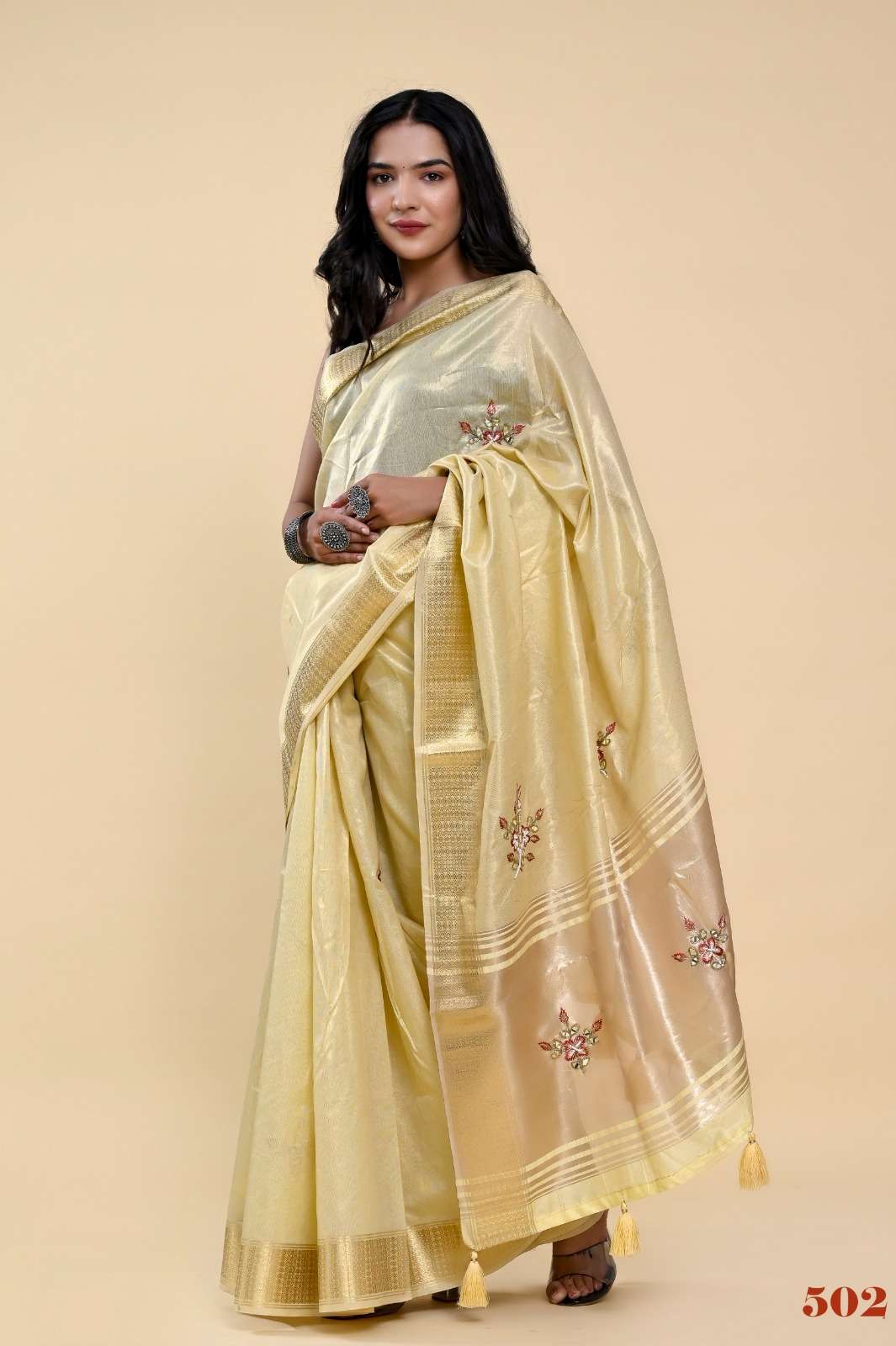 Lucaya Vol 5 Fancy Woven Cotton Saree Wholesale catalog