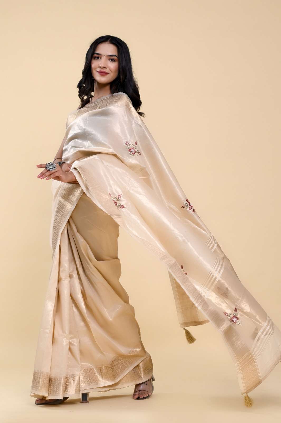 Lucaya Vol 5 Fancy Woven Cotton Saree Wholesale catalog