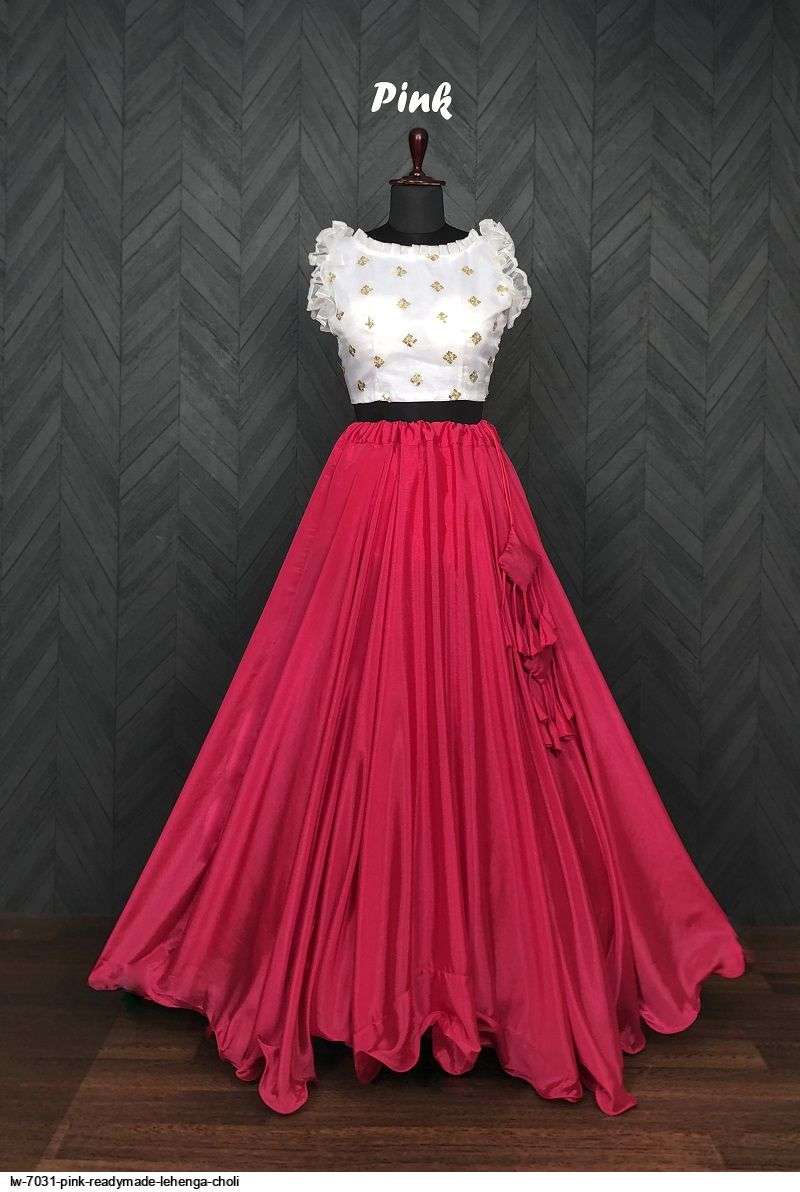 LW 7031 PINK READYMADE LEHENGA CHOLI Wholesale catalog