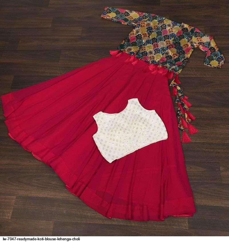 LW 7047 READYMADE KOTI BLOUSE LEHENGA CHOLI Wholesale catalog