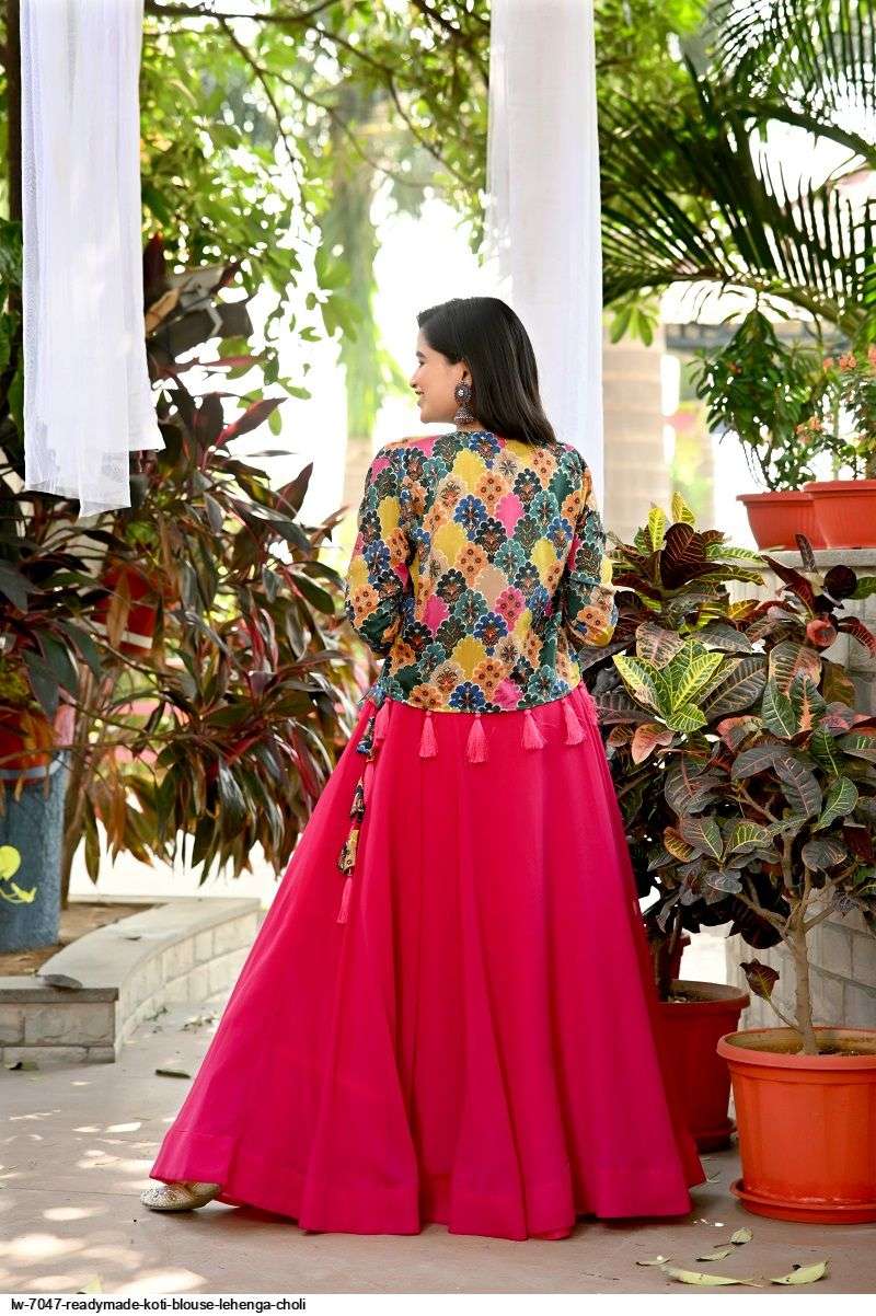 LW 7047 READYMADE KOTI BLOUSE LEHENGA CHOLI Wholesale catalog