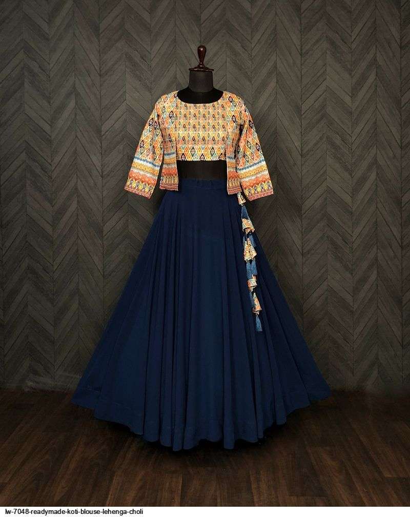 LW 7048 READYMADE KOTI BLOUSE LEHENGA CHOLI Wholesale catalog