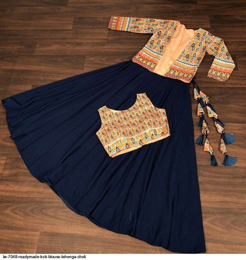 LW 7048 READYMADE KOTI BLOUSE LEHENGA CHOLI Wholesale catalog