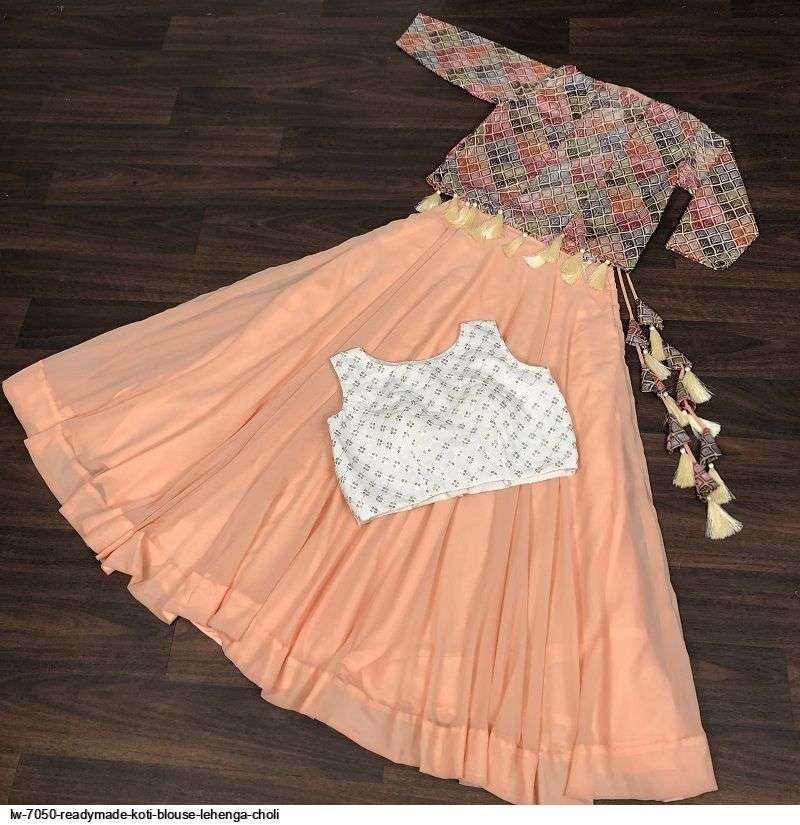 LW 7050 READYMADE KOTI BLOUSE LEHENGA CHOLI Wholesale catalog