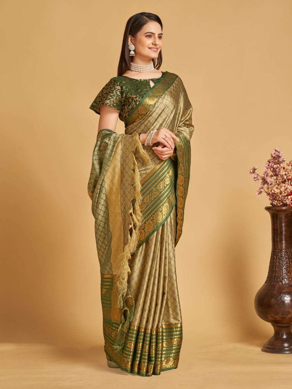 Maahi 93 Party Style Banarasi SIlk Saree Wholesale catalog