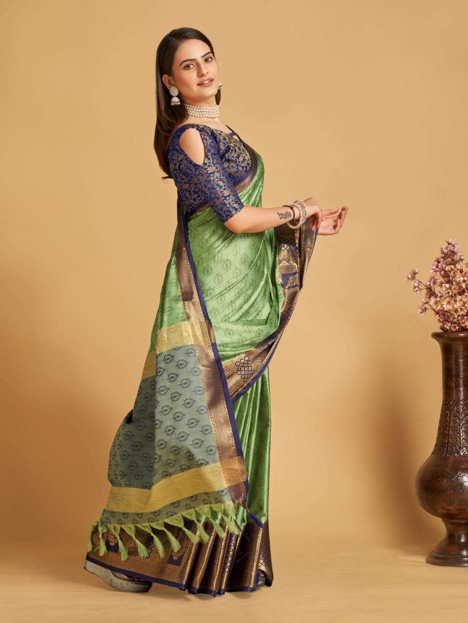 Maahi 94 Casual Wear Banarasi SIlk Saree Wholesale catalog