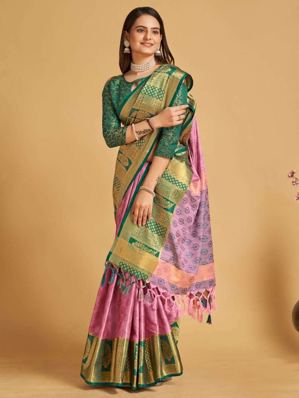 Maahi 94 Casual Wear Banarasi SIlk Saree Wholesale catalog