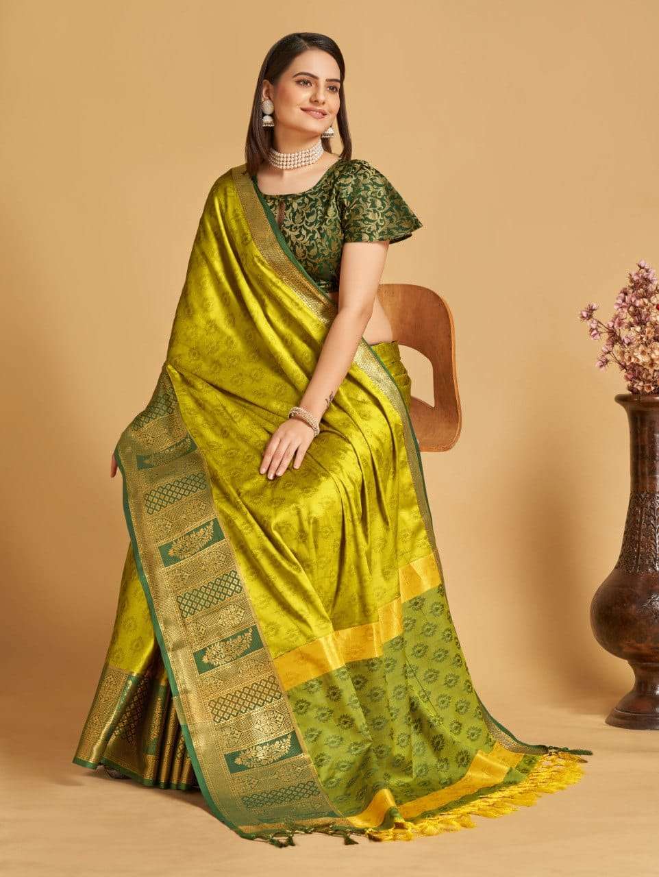 Maahi 94 Casual Wear Banarasi SIlk Saree Wholesale catalog