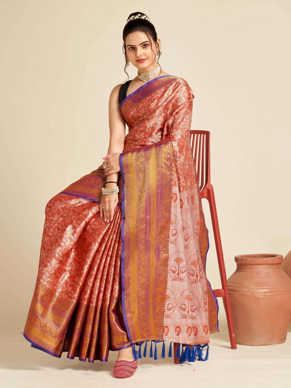 Maahi 98 Party Wear Designer Banarasi Silk Saree Wholesale catalog