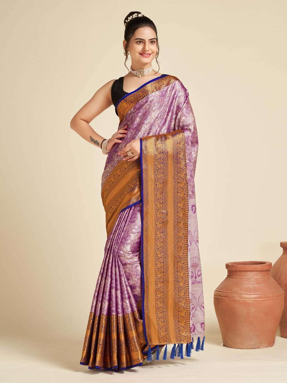 Maahi 98 Party Wear Designer Banarasi Silk Saree Wholesale catalog