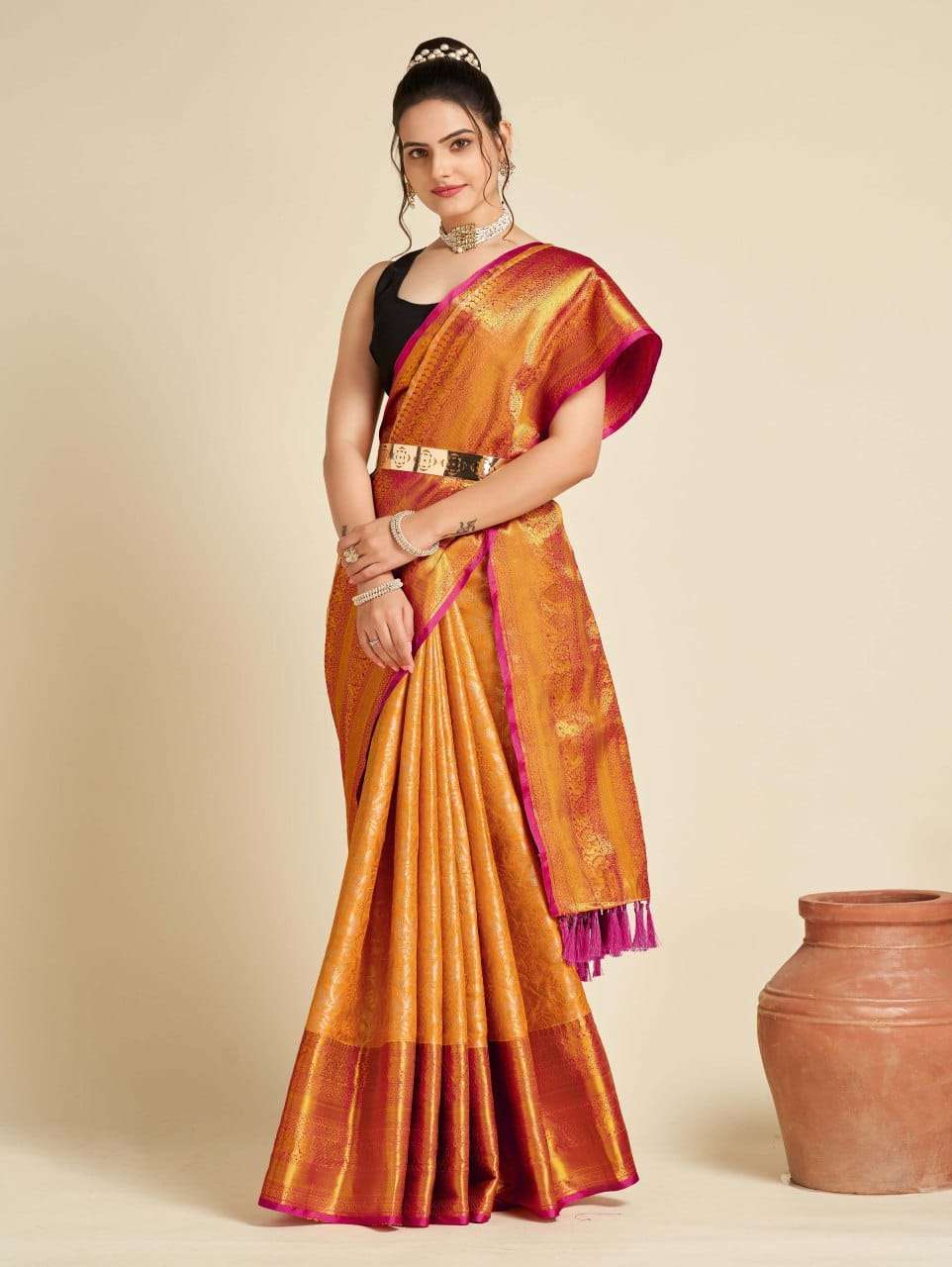 Maahi 98 Party Wear Designer Banarasi Silk Saree Wholesale catalog