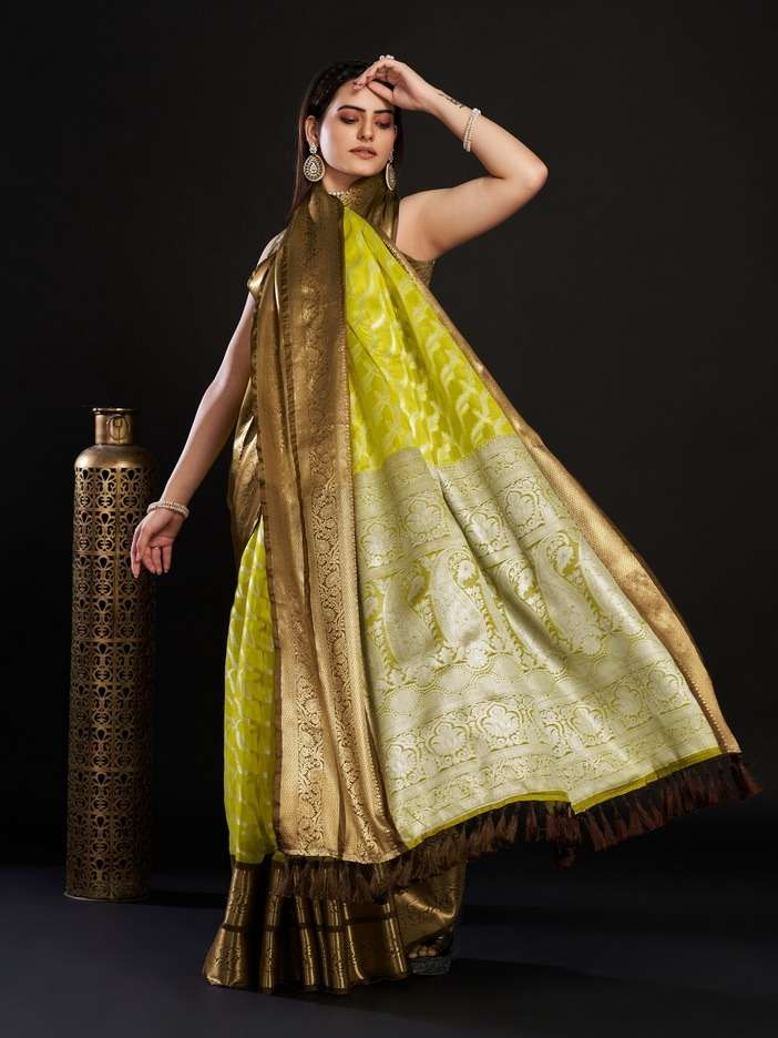 Maahi 99 Designer Banarasi Silk Saree Wholesale catalog