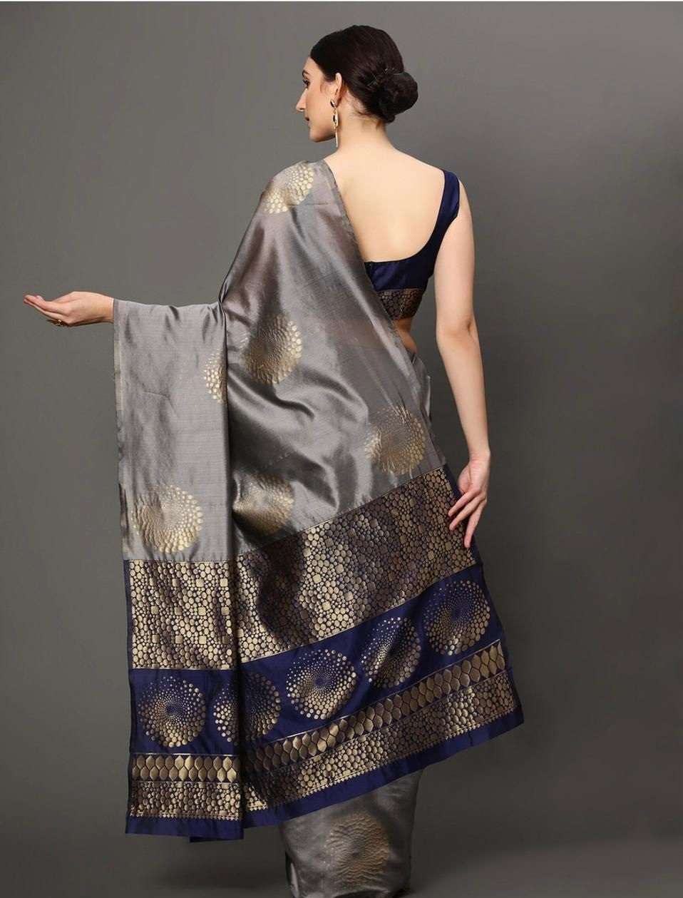 Macazo 580 Casual Kanjivaram Silk Saree Wholesale catalog