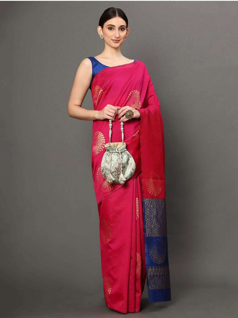 Macazo 580 Casual Kanjivaram Silk Saree Wholesale catalog
