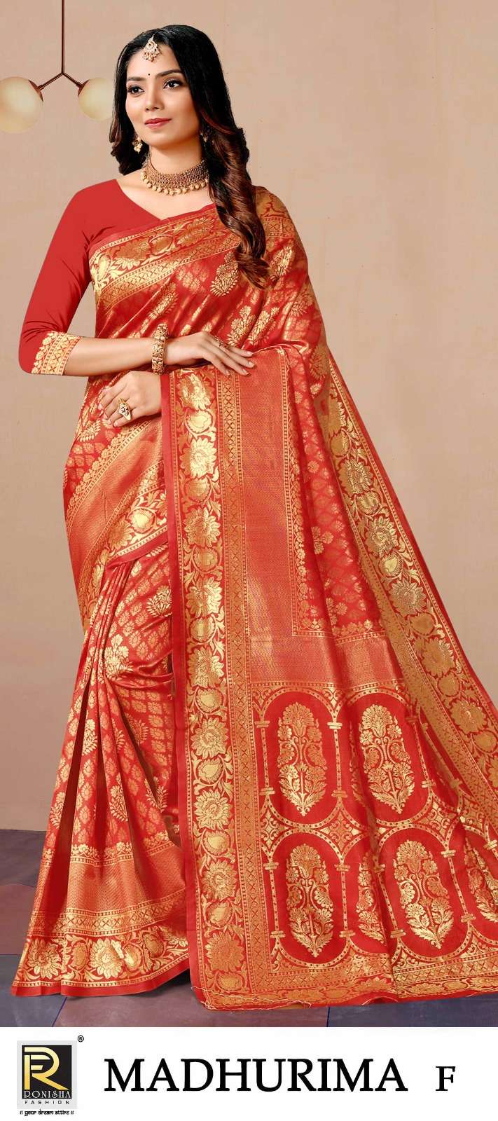 Madhurima  by Ronisha saree silk fabrics super hit collecton Wholesale catalog