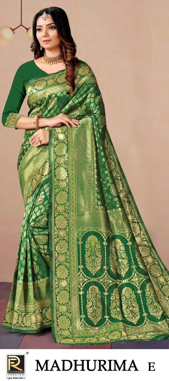 Madhurima  by Ronisha saree silk fabrics super hit collecton Wholesale catalog