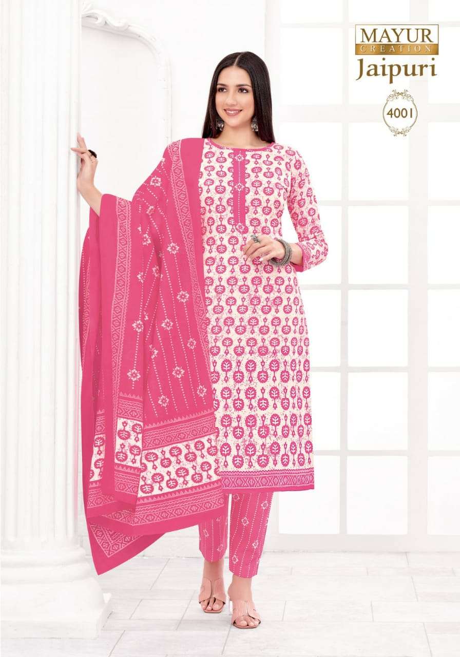 Mayur Jaipuri Vol-4 Dress Materials wholesale Price
