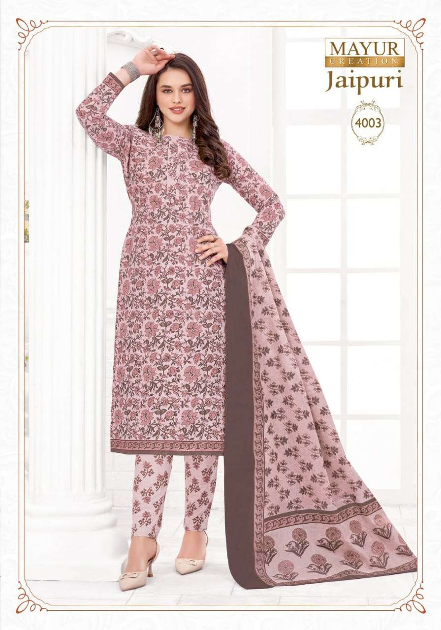 Mayur Jaipuri Vol-4 Dress Materials wholesale Price