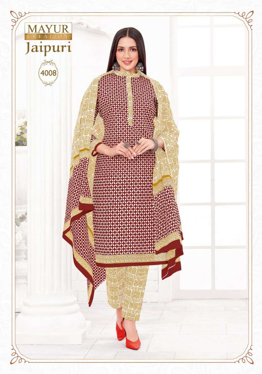 Mayur Jaipuri Vol-4 Dress Materials wholesale Price