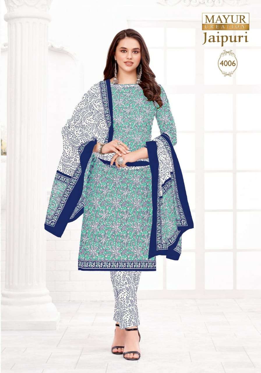 Mayur Jaipuri Vol-4 – Kurti Pant Dupatta Wholesale catalog