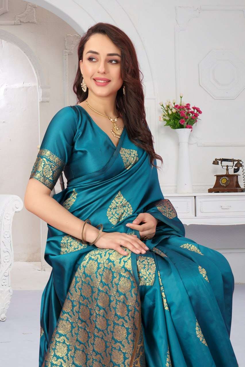 Mcazo 581 And 584 Casual Softy Silk Saree Wholesale catalog