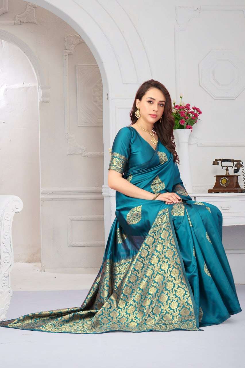 Mcazo 581 And 584 Casual Softy Silk Saree Wholesale catalog