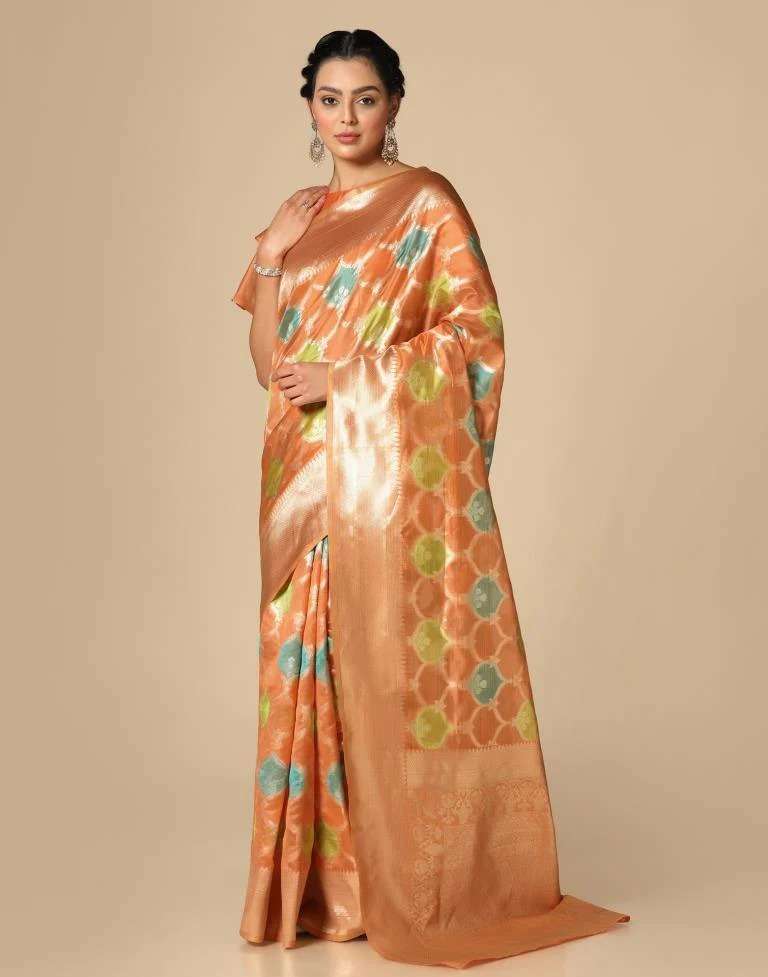 Meera 156 Designer Banarasi Organza Silk Saree Wholesale catalog
