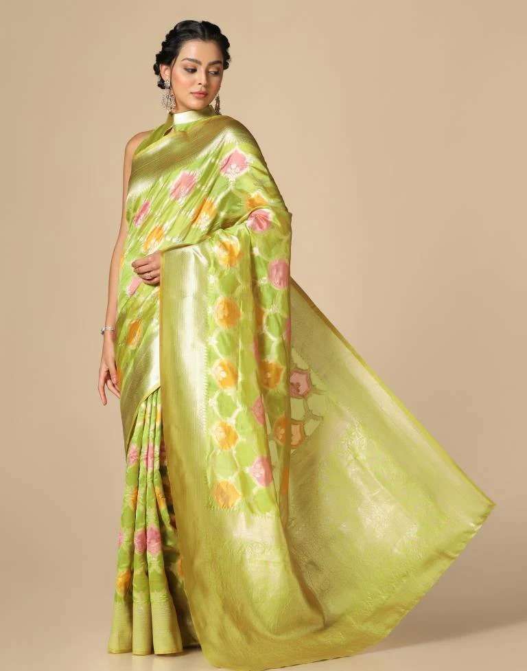 Meera 156 Designer Banarasi Organza Silk Saree Wholesale catalog