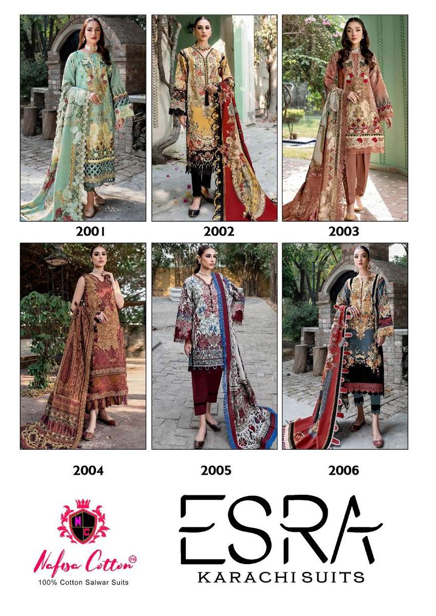 Nafisa Esra Vol-2 – dress Material Wholesale catalog