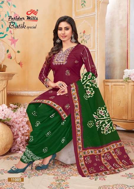 Patidar Batik Special Vol-11 Wholesale Catalog