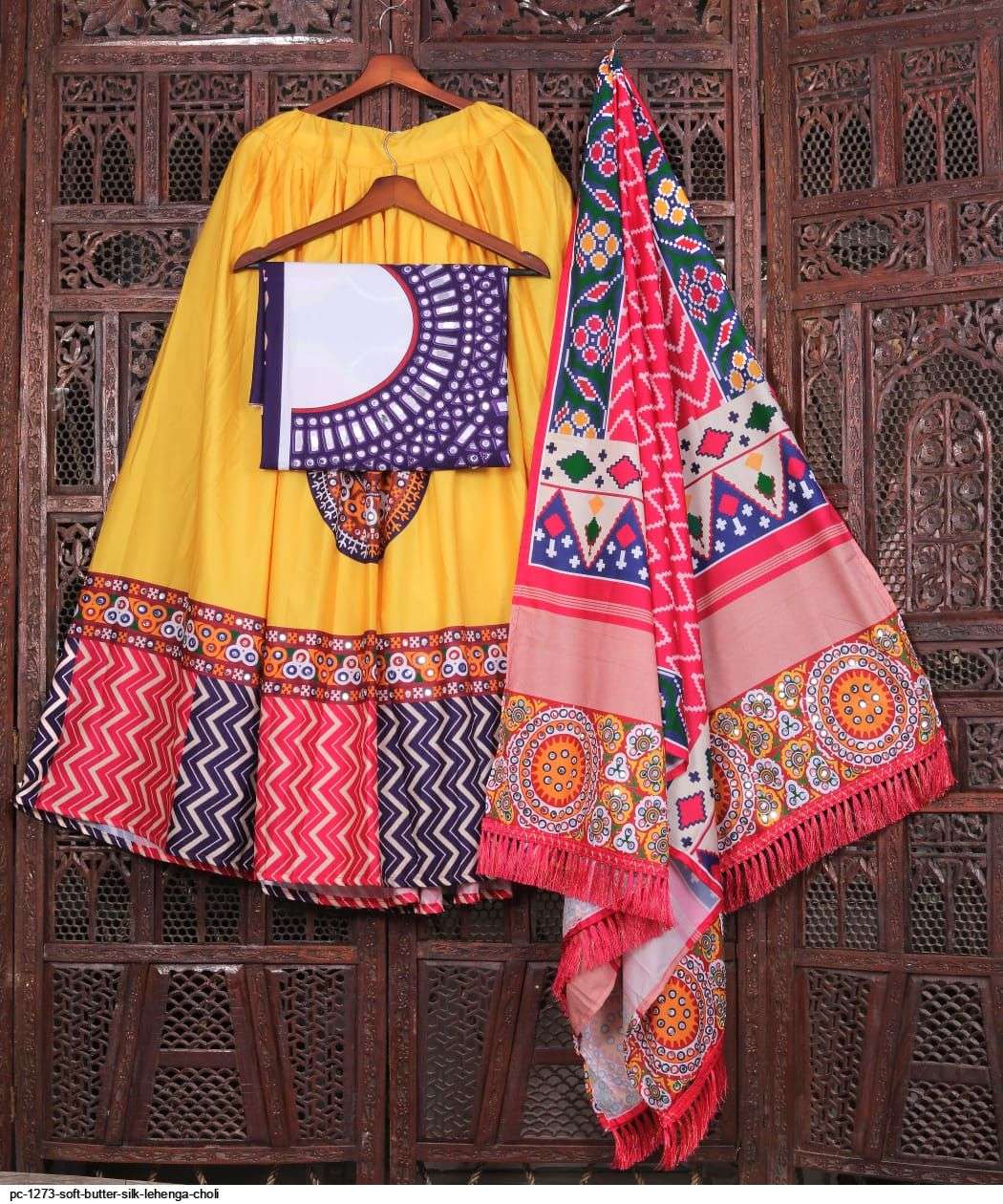 PC 1273 SOFT BUTTER SILK LEHENGA CHOLI Wholesale catalog