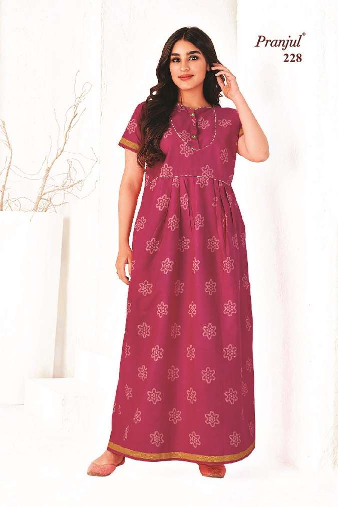 Pranjul Pragati Nighties Vol-4 Wholesale catalog