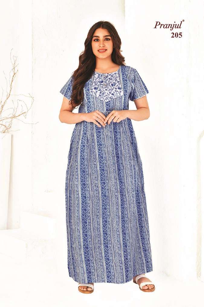 Pranjul Pragati Nighties Vol-4 Wholesale catalog