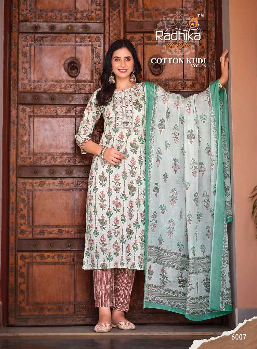 RADHIKA  beautifully Cotton Kurti Wholesale catalog