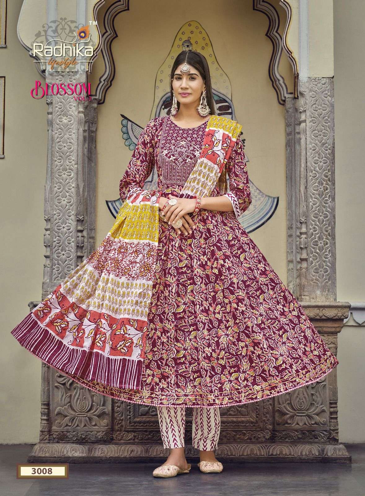 RADHIKA BLOSSOM VOL - 3 Cotton Kurti Wholesale catalog