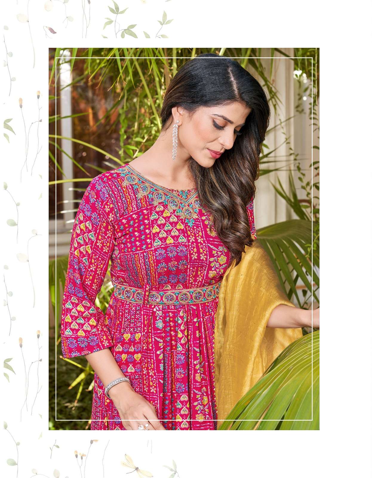 RADHIKA lifestyle LIMELIGHT VOL 1  top pant dupatta 3 pics 