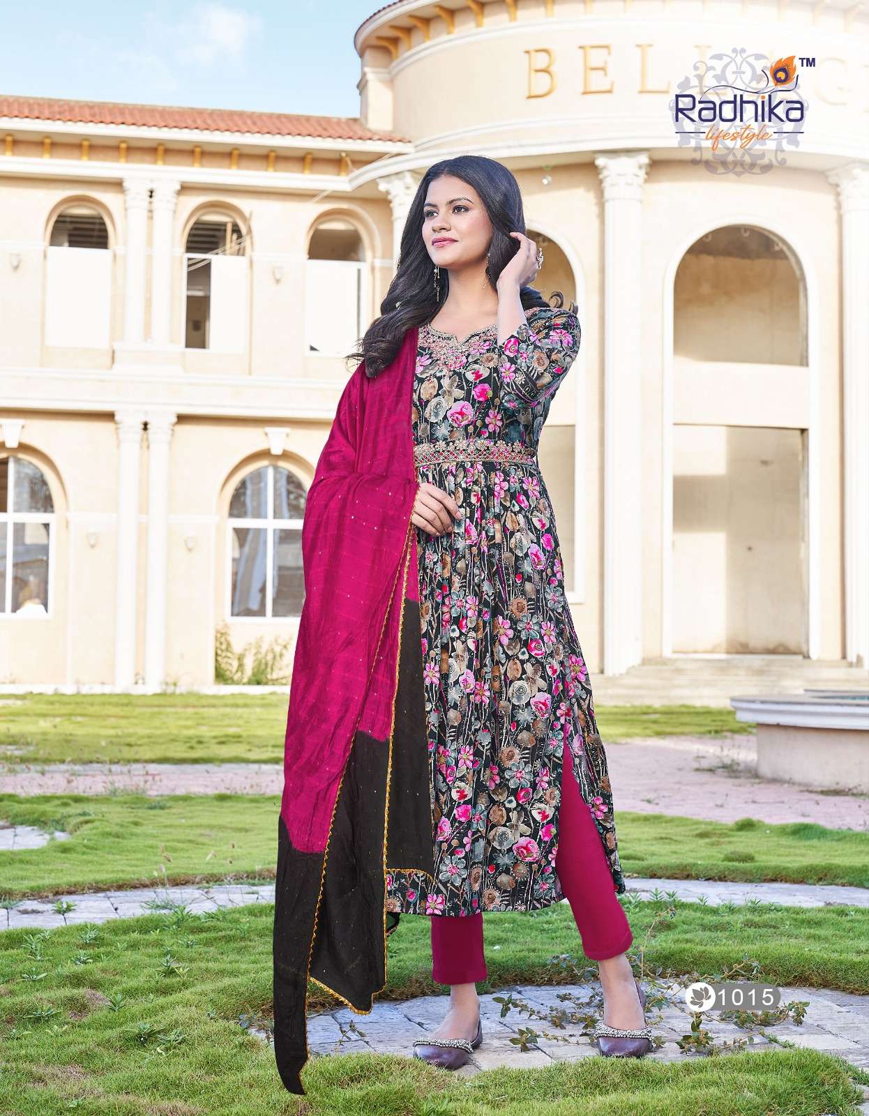 RADHIKA lifestyle LIMELIGHT VOL 1  top pant dupatta 3 pics 