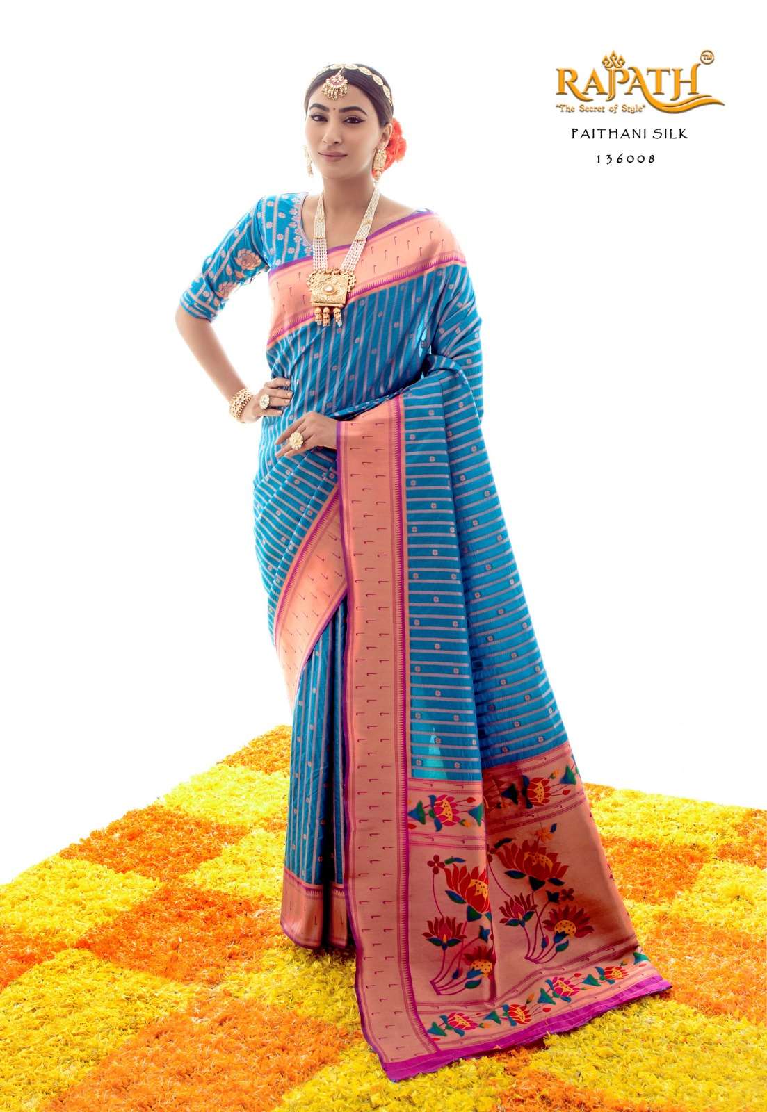 Rajpath Kalakruti Designer Paithani Silk Saree Wholesale catalog
