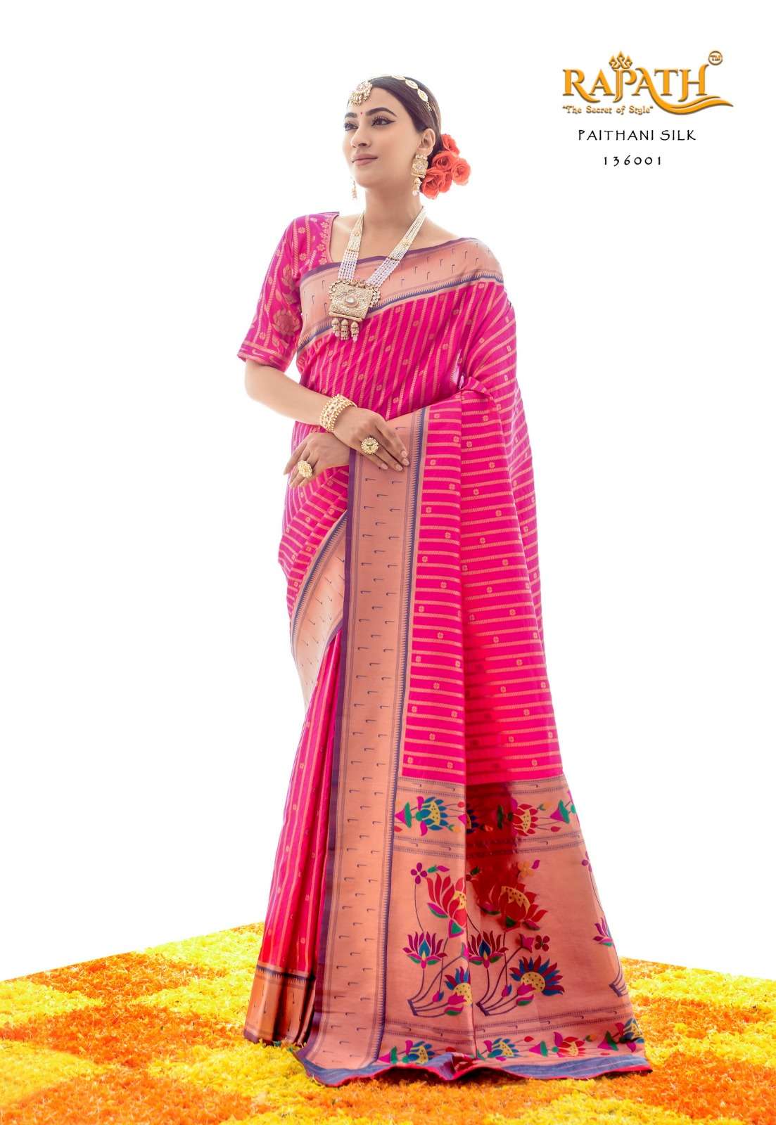 Rajpath Kalakruti Designer Paithani Silk Saree Wholesale catalog