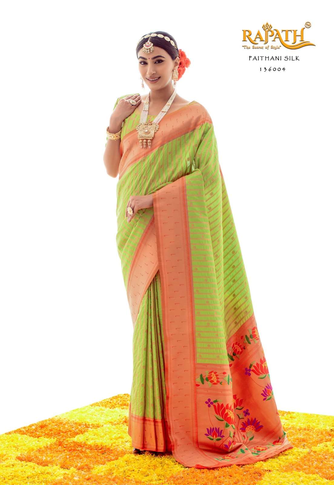 Rajpath Kalakruti Designer Paithani Silk Saree Wholesale catalog