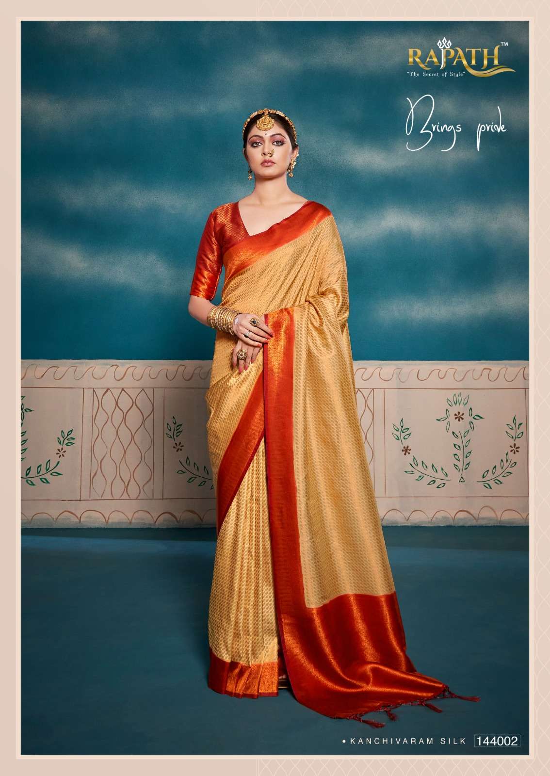 Rajpath Kasturi Silk Designer Kanchivaram Saree Wholesale catalog