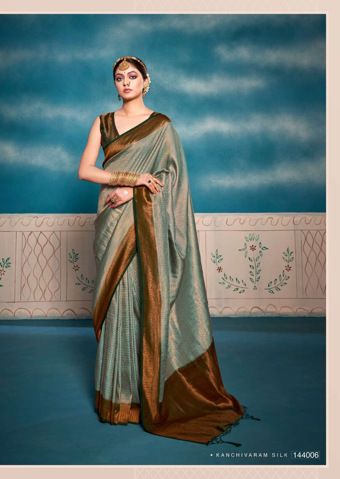 Rajpath Kasturi Silk Designer Kanchivaram Saree Wholesale catalog