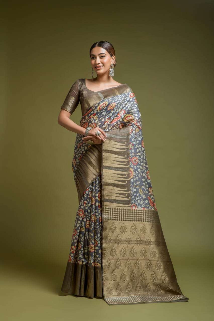 Rajpath Neelkanth Digital Printed Silk Saree Wholesale catalog
