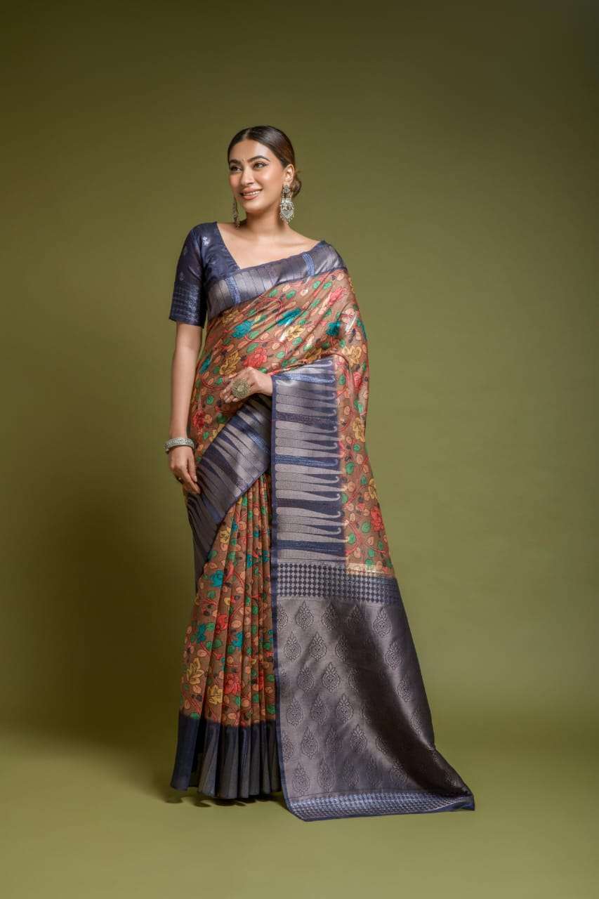 Rajpath Neelkanth Digital Printed Silk Saree Wholesale catalog