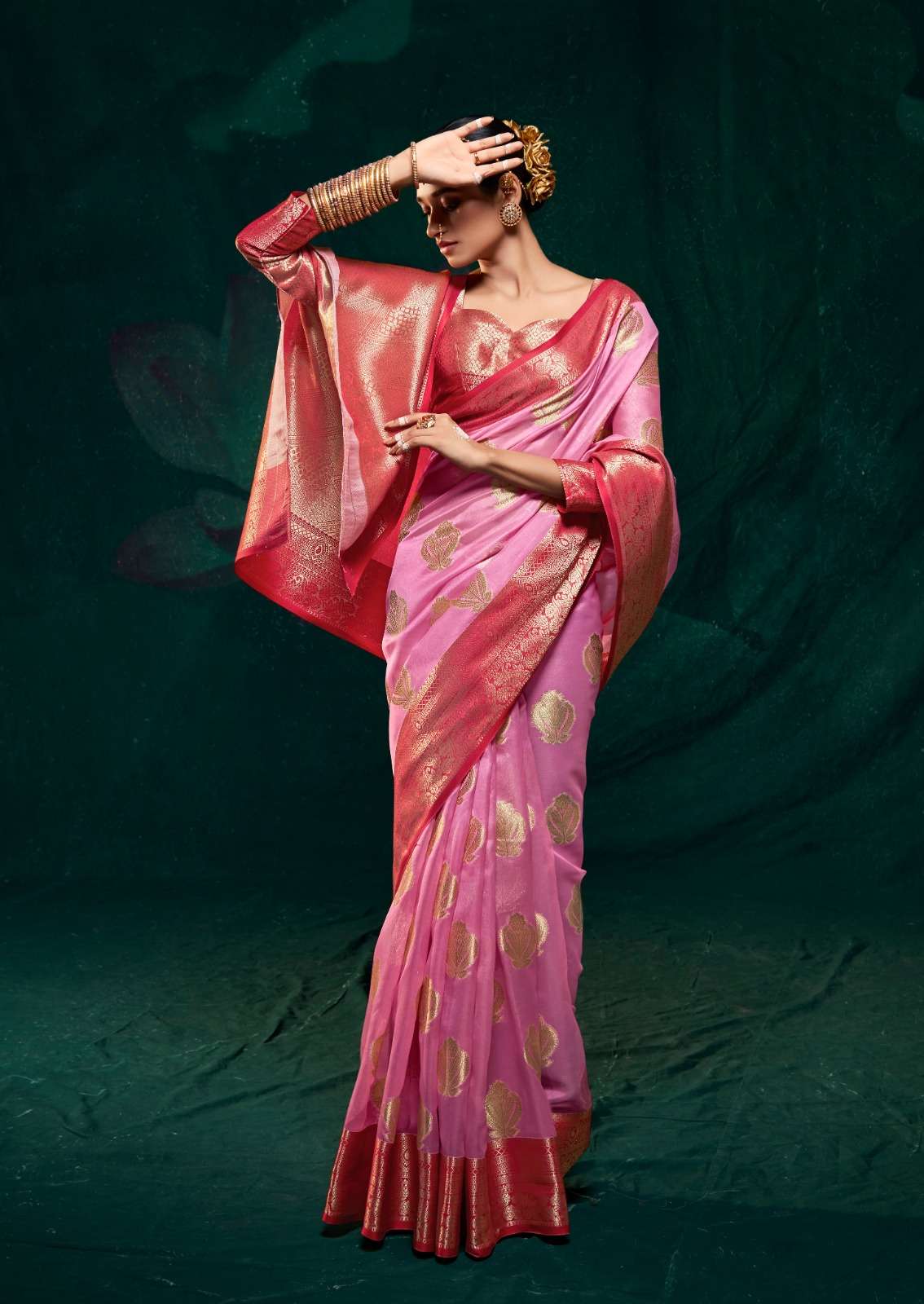 Rajpath Rani Silk Designer Organza Saree Wholesale catalog