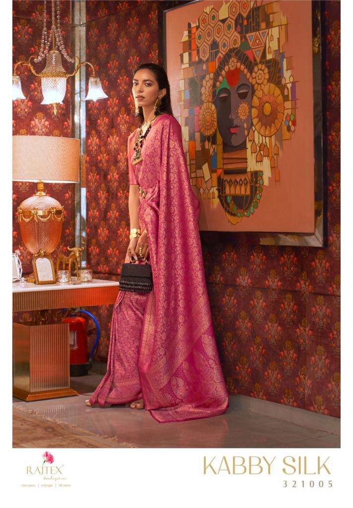 Rajtex Kabby Silk Exclusive Handloom Weaving Saree Wholesale catalog