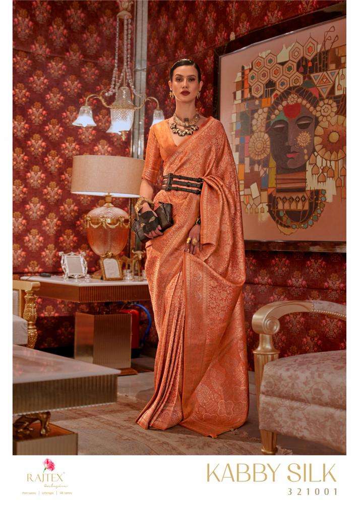 Rajtex Kabby Silk Exclusive Handloom Weaving Saree Wholesale catalog
